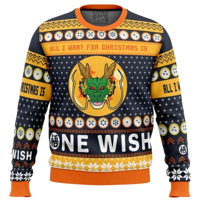 A Very Shenron Christmas DBZ PC men sweatshirt FRONT mockup - Dragon Ball Z Gifts