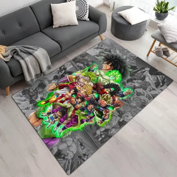 Broly All Forms Dragon Ball Rug Home Decor 600x600 1 - Dragon Ball Z Gifts