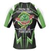 Broly Short Sleeve Rash Guard back - Dragon Ball Z Gifts