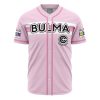 Bulma Pink DBZ AOP Baseball Jersey AOP Baseball Jersey FRONT Mockup - Dragon Ball Z Gifts