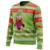 Christmas Broly Dragon Ball Z men sweatshirt SIDE FRONT mockup - Dragon Ball Z Gifts