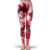 DBZ Goku Base Form Charging Awesome Red Yoga Pants - Dragon Ball Z Gifts