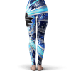 DBZ Son Goku Kamehameha Ultra Instinct Dope Yoga Pants Back - Dragon Ball Z Gifts