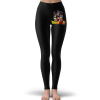 DBZ Super Major Characters Opening Poster Black Yoga Pants - Dragon Ball Z Gifts