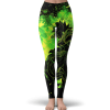 Dragon Ball Broly Silhouette Green Smoke Awesome Leggings - Dragon Ball Z Gifts