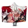 Dragon Ball Frieza Pov Legendary Saiyan Beat Up Hooded Blanket - Dragon Ball Z Gifts