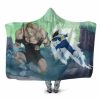 Dragon Ball Ginyu Force Recoome Versus Vegeta Hooded Blanket - Dragon Ball Z Gifts