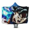 Dragon Ball Goku Ultra Instinct Kamehameha Wave Hooded Blanket - Dragon Ball Z Gifts