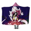 Dragon Ball Majin Android 21 Charging Attack Hooded Blanket - Dragon Ball Z Gifts