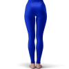 Dragon Ball Super Broly Movie SAB Cosplay Blue Leggings Back - Dragon Ball Z Gifts