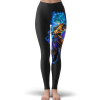 Dragon Ball Super Goku SSGSS Black Awesome Yoga Pants - Dragon Ball Z Gifts