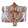 Dragon Ball Super Piercing Gaze Ultra Instinct Hooded Blanket - Dragon Ball Z Gifts