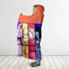 Dragon Ball Super Universal Survival Arc Team Hooded Blanket 2 side - Dragon Ball Z Gifts