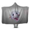 Dragon Ball Super Whis Metal Gray Vector Art Hooded Blanket - Dragon Ball Z Gifts