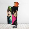 Dragon Ball Super Zamasu Arc Main Characters Hooded Blanket 2 side - Dragon Ball Z Gifts