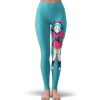 Dragon Ball Teen Bulma Young And Cute Dark Teal Awesome Leggings - Dragon Ball Z Gifts