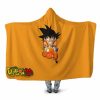 Dragon Ball Young Goku Grabbing Dragon Ball Hooded Blanket - Dragon Ball Z Gifts