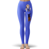 Dragon Ball Z Android 18 Cute Blue Awesome Leggings - Dragon Ball Z Gifts