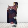 Dragon Ball Z Attack Of The Androids Of Future Hooded Blanket 2 side - Dragon Ball Z Gifts