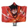 Dragon Ball Z Epic Goku Release Of Kaio Ken Hooded Blanket - Dragon Ball Z Gifts