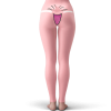 Dragon Ball Z Fat Buu Cute Pink Sexy Leggings Back - Dragon Ball Z Gifts