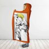 Dragon Ball Z Legendary Super Saiyan Son Goku Hooded Blanket 2 side - Dragon Ball Z Gifts