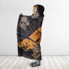 Dragon Ball Z The Coolest Goku Super Saiyan 3 Hooded Blanket 2 side - Dragon Ball Z Gifts