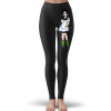 Dragon Ball Z Videl Long Hair Cute Elegant Black Leggings - Dragon Ball Z Gifts