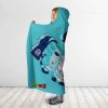 Dragon Ball Z What If Future Trunks Capsule Corp. Hoodie Blanket 2nd side - Dragon Ball Z Gifts