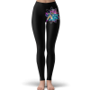 Dragon Ball Z Young Chi Chi Galaxy Flower Cute Leggings - Dragon Ball Z Gifts