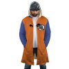 Goku Dragon Ball Z AOP Hooded Cloak Coat FRONT Mockup 1 - Dragon Ball Z Gifts