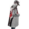 Goku Red Instinct Dragon Ball Z AOP Hooded Cloak Coat RIGHT Mockup - Dragon Ball Z Gifts