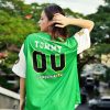 Green Dragonzords Tommy Oliver Power Rangers Baseball Jersey Back 1 - Dragon Ball Z Gifts