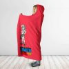 HBK005 Dragon Ball Launch Dual Personality Comfortable Hoodie Blanket 2 side - Dragon Ball Z Gifts