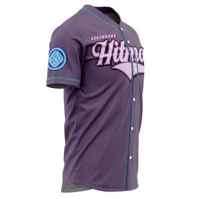 Hit DBZ AOP Baseball Jersey SIDE Mockup - Dragon Ball Z Gifts