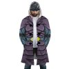 Hit DBZ AOP Hooded Cloak Coat FRONT Mockup - Dragon Ball Z Gifts