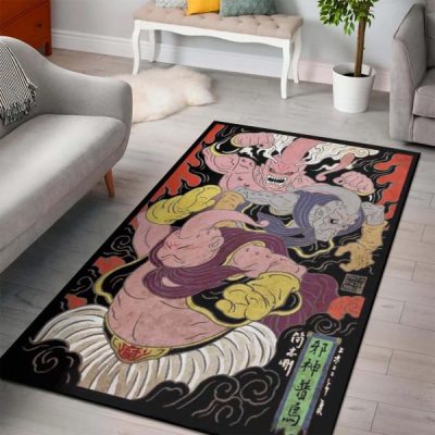 Majin Boo Dragon Ball Ukiyoe style Rug Carpet 600x600 1 - Dragon Ball Z Gifts