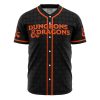 Personalized Dungeons Dragons AOP Baseball Jersey FRONT Mockup - Dragon Ball Z Gifts