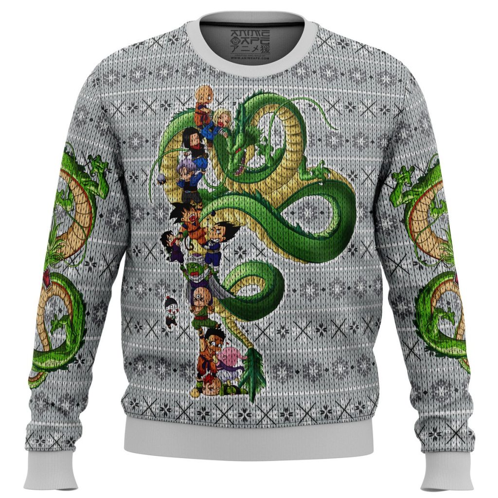 Play with the Dragon Dragonball Z men sweatshirt FRONT mockup - Dragon Ball Z Gifts