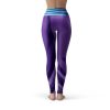 Son Gohan Purple Black Waist Fitness Gym Compression Leggings Tights back - Dragon Ball Z Gifts