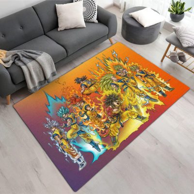 Son Goku All Forms Dragon Ball Rug Home Decor 600x600 1 - Dragon Ball Z Gifts