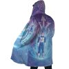 Trippy Astral Vegeta AOP Hooded Cloak Coat SIDE Mockup - Dragon Ball Z Gifts