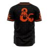 Trippy Dungeons Dragons AOP Baseball Jersey BACK Mockup - Dragon Ball Z Gifts