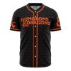 Trippy Dungeons Dragons AOP Baseball Jersey FRONT Mockup - Dragon Ball Z Gifts