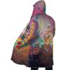 Trippy Ultra Instinct Goku Dragon Ball Z AOP Hooded Cloak Coat SIDE Mockup - Dragon Ball Z Gifts