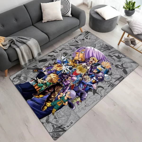 Trunks All Forms Dragon Ball Rug Home Decor 600x600 1 - Dragon Ball Z Gifts